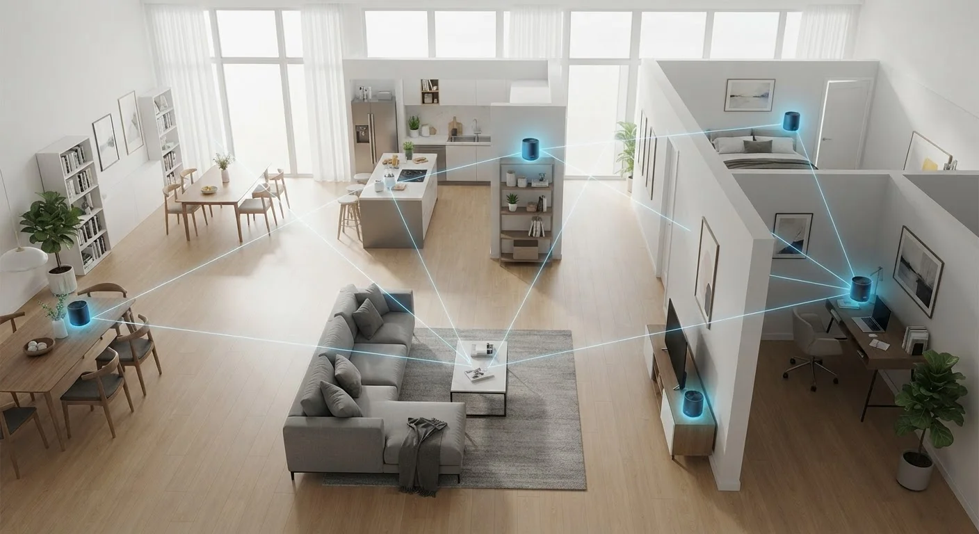 Mesh Networks vs. Traditional Routers for a Multi-Room Home