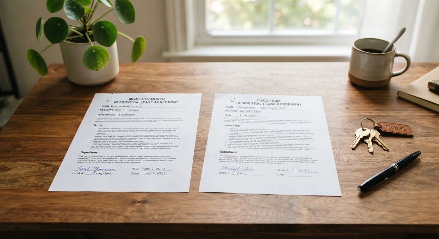 Month-to-Month vs. Fixed-Term Lease: Which Arrangement Fits Your Situation