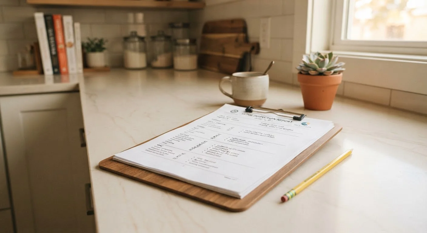 Reading a Home Inspection Report Without Panicking