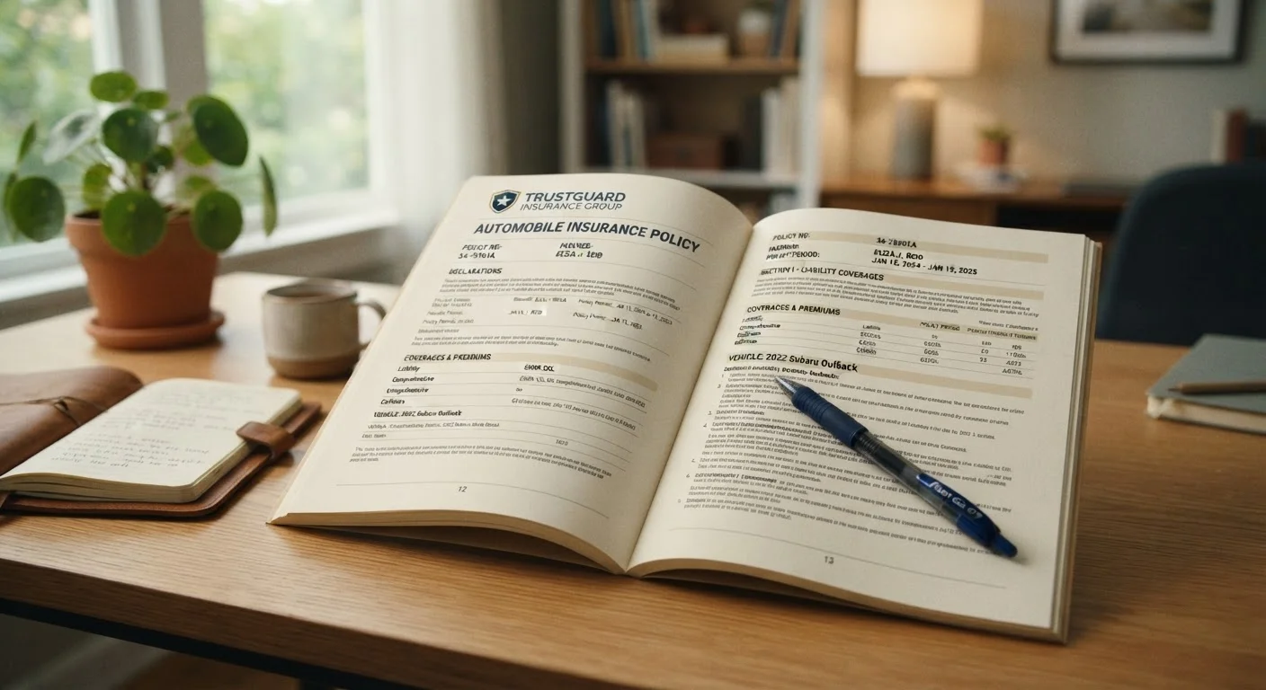 Reading Your Auto Insurance Policy Without Getting Lost